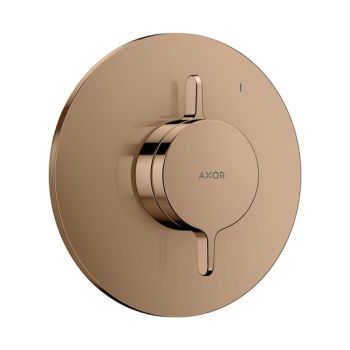 - AXOR One Bateria z mieszaczem do 1 odbiornika, podtynkowa czerwony złoty polerowany 48615300 - 48615300 - Łazienki Szydłowski