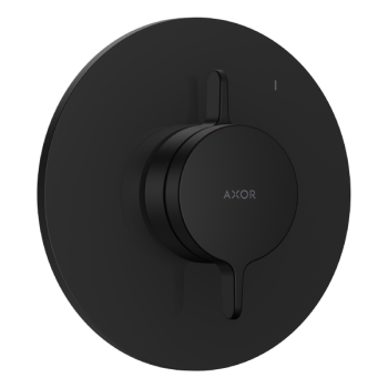  - AXOR One Bateria z mieszaczem do 1 odbiornika, podtynkowa czarny mat 48615670 - 48615670 - Łazienki Szydłowski