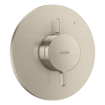  - AXOR One Bateria z mieszaczem do 1 odbiornika, podtynkowa nikiel szczotkowany 48615820 - 48615820 - Łazienki Szydłowski