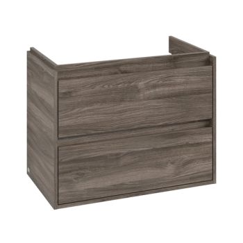 - Villeroy & Boch Skyla szafka pod umywalkę, 2 szuflady kolor stone oak C79700RK - C79700RK - Łazienki Szydłowski
