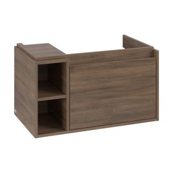  - Villeroy & Boch Skyla szafka pod umywalkę, 1 szuflada z otwartą półką, kolor arizona oak C78700VH - C78700VH - Łazienki Szydłowski