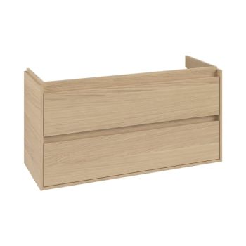 - Villeroy & Boch Skyla szafka pod umywalkę, 2 szuflady kolor nordic oak C80000VJ - C80000VJ - Łazienki Szydłowski