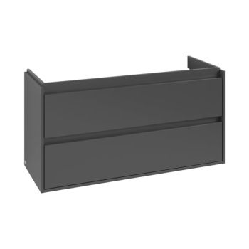 - Villeroy & Boch Skyla szafka pod umywalkę, 2 szuflady kolor graphite C80000VR - C80000VR - Łazienki Szydłowski