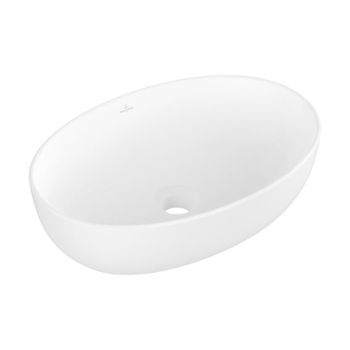 - Villeroy & Boch Artis umywalka stojąca na blacie 48 x 32,5 cm biały mat z powłoką ceramic plus 438848RW - 438848RW - Łazienki Szydłowski