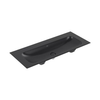 - VILLEROY & BOCH Finion Umywalka meblowa 120 x 50 cm pure black z powłoką CeramicPlus 4164C3R7 - 4164C3R7 - Łazienki Szydłowski