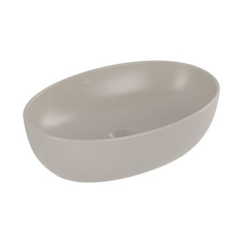  - Villeroy & Boch Artis umywalka stojąca na blacie 48 x 32,5 cm almond z powłoką ceramic plus 438848AM - 438848AM - Łazienki Szydłowski