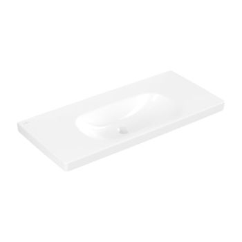 - Villeroy & Boch Skyla umywalka meblowa 100 x 46 cm biała z CeramicPlus 5A51A3R1 - 5A51A3R1 - Łazienki Szydłowski
