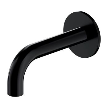  - Omnires Y  wylewka wannowa ścienna 16 cm czarny mat WDYSBL - WDY-SBL - Łazienki Szydłowski