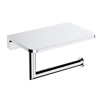 - OMNIRES MODERN PROJECT uchwyt na papier toaletowy z półką lewy/prawy chrom MP60511CR - MP60511CR - Łazienki Szydłowski