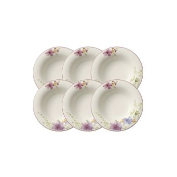  - Villeroy & Boch Mariefleur zestaw talerzy do zupy 23 cm wielokolorowe - 6 sztuk 100050421 - 100050421 - Łazienki Szydłowski