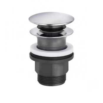  - KLUDI Korek PUSH-OPEN do umywalek z przelewem chrom 104260500 - 1042605-00 - Łazienki Szydłowski