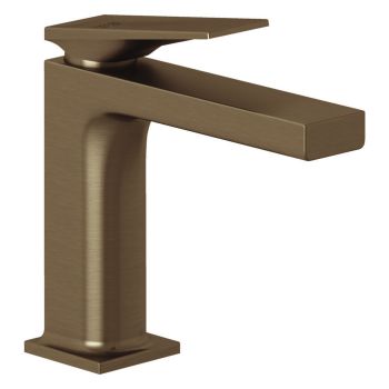 - KLUDI DECUS bateria umywalkowa 110 z zaworem push open brąz szczotkowany 54289N175 - 54289N175 - Łazienki Szydłowski