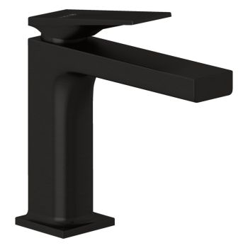 - KLUDI DECUS bateria umywalkowa 110 z zaworem push open czarny szczotkowany 54289N275 - 54289N275 - Łazienki Szydłowski
