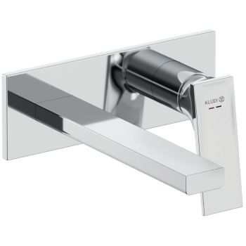 - KLUDI DECUS ścienna bateria umywalkowa chrom 542440575 - 542440575 - Łazienki Szydłowski