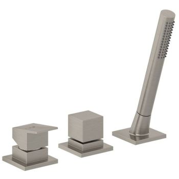  - KLUDI DECUS bateria wannowo- natryskowa nikiel szczotkowany 54447N575 - 54447N575 - Łazienki Szydłowski