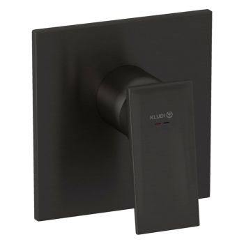 - KLUDI DECUS Podtynkowa bateria prysznicowa czarny szczotkowany 54755N275 - 54755N275 - Łazienki Szydłowski