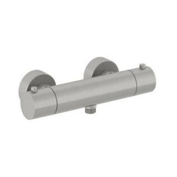 - KLUDI OBJEKTA Bateria natryskowa z termostatem nikiel szczotkowany 35200N538 - 35200N538 - Łazienki Szydłowski