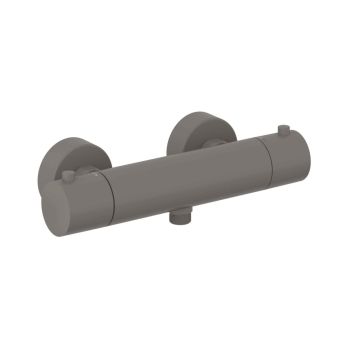 - KLUDI OBJEKTA Bateria natryskowa z termostatem szary mat 35200O138 - 35200O138 - Łazienki Szydłowski