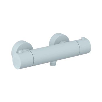 - KLUDI OBJEKTA Bateria natryskowa z termostatem niebieski mat 35200O438 - 35200O438 - Łazienki Szydłowski