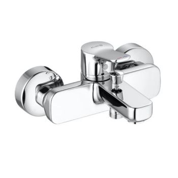 - KLUDI PURE&EASY bateria wannowo-natryskowa chrom 376810565 - 376810565 - Łazienki Szydłowski