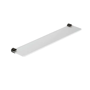 - KLUDI Vela R szklana półka 60 cm czarny szczotkowany 58973N2 - 58973N2 - Łazienki Szydłowski