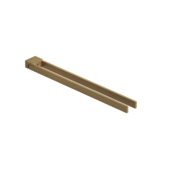  - KLUDI Vela C wieszak na ręczniki 43 cm brąz szczotkowany 31977N1 - 31977N1 - Łazienki Szydłowski