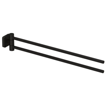  - KLUDI Vela S wieszak na ręczniki 44 cm czarny szczotkowany 25977N2 - 25977N2 - Łazienki Szydłowski