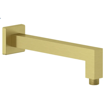 - KLUDI A-QA ramię prysznicowe 24 cm złoty szczotkowany 66543N000 - 66543N0-00 - Łazienki Szydłowski