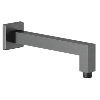 - KLUDI A-QA ramię prysznicowe 24 cm czarny szczotkowany 66543N200 - 66543N2-00 - Łazienki Szydłowski