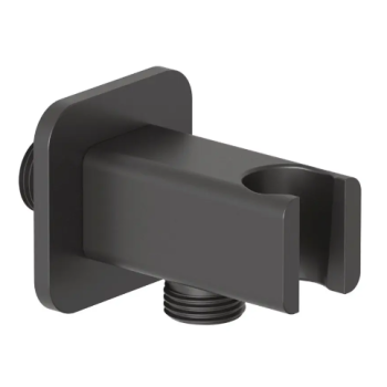  - KLUDI A-QA przyłącze kątowe do węża natryskowego ze ściennym uchwytem natryskowym czarny mat 655683900 - 6556839-00 - Łazienki Szydłowski