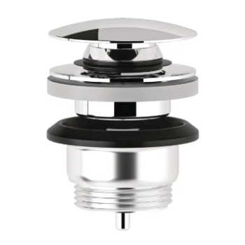- KLUDI Korek PUSH-OPEN do umywalek z przelewem chrom 104700500 - 1047005-00 - Łazienki Szydłowski