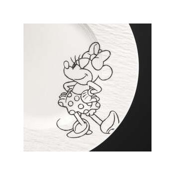 - Villeroy&Boch Manufacture Mickey Mouse Zestaw śniadaniowy - 8 części czarno-biały, 1047199072 - 1047199072 - Łazienki Szydłowski