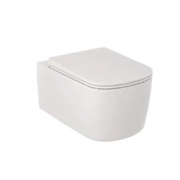  - KLUDI RESA S miska ceramiczna WC podwieszana bez deski sedesowej biały mat 27WCW0153 - 27WCW0153 - Łazienki Szydłowski