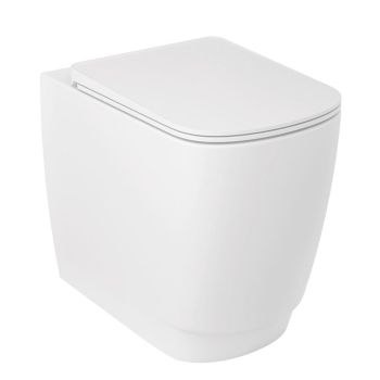 - KLUDI RESA S miska ceramiczna WC stojąca bez deski sedesowej kolor biały mat 27WCB0353 - 27WCB0353 - Łazienki Szydłowski