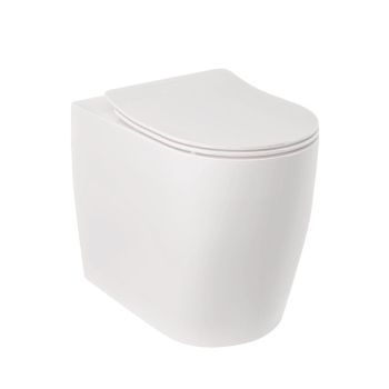 - KLUDI RESA R miska ceramiczna WC stojąca bez deski sedesowej biały 23WCB0443 - 23WCB0443 - Łazienki Szydłowski