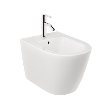 - KLUDI RESA R bidet ceramiczny podwieszany biały 23BIW0143 - 23BIW0143 - Łazienki Szydłowski
