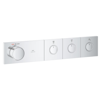  - GROHE-AQUA Tiles Termostat do montażu podtynkowego z 3 zaworami chrom 1068660000 - 1068660000 - Łazienki Szydłowski
