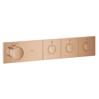- GROHE-AQUA Tiles Termostat do montażu podtynkowego z 3 zaworami warm sunset 106866DA00 - 106866DA00 - Łazienki Szydłowski