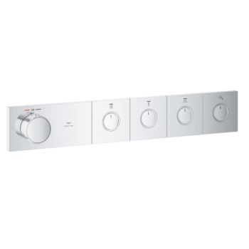  - GROHE-AQUA Tiles Termostat do montażu podtynkowego z 4 zaworami chrom 1068670000 - 1068670000 - Łazienki Szydłowski