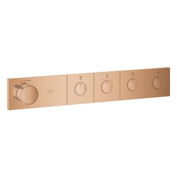- GROHE-AQUA SPA Tiles Termostat do montażu podtynkowego z 4 zaworami warm sunset 106867DA00 - 106867DA00 - Łazienki Szydłowski