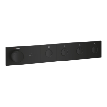  - GROHE-AQUA Tiles Termostat do montażu podtynkowego z 4 zaworami phantom black106867KF00 - 106867KF00 - Łazienki Szydłowski