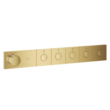 - GROHE-AQUA Tiles Termostat do montażu podtynkowego z 5 zaworami cool sunrise 106868GL00 - 106868GL00 - Łazienki Szydłowski