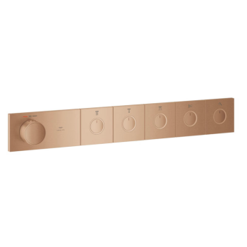  - Grohe-Aqua Tiles Termostat do montażu podtynkowego z 5 zaworami brushed warm sunset 106868DL00 - 106868DL00 - Łazienki Szydłowski