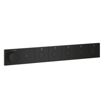  - GROHE-AQUA Tiles Termostat do montażu podtynkowego z 5 zaworami phantom black 106868KF00 - 106868KF00 - Łazienki Szydłowski