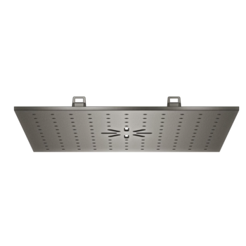 - GROHE-AQUA Rainshower Tiles Osłona deszczownicy sufitowej Duo 33,4 x 33,4 cm brushed hard graphite 104987AL00 - 104987AL00 - Łazienki Szydłowski