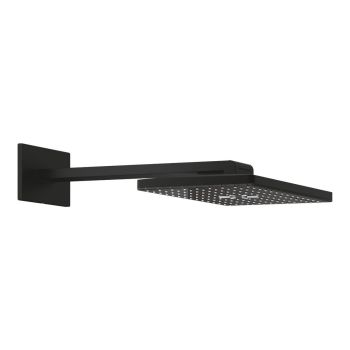  - Grohe-Rainshower Aqua Deszczownica 40 x 23 cm 2 strumienie phantom black 107055KF00 - 107055KF00 - Łazienki Szydłowski