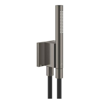 - GROHE-AQUA Rainshower Zestaw prysznicowy z podwójnym strumieniem brushed hard graphite 105006AL00 - 105006AL00 - Łazienki Szydłowski