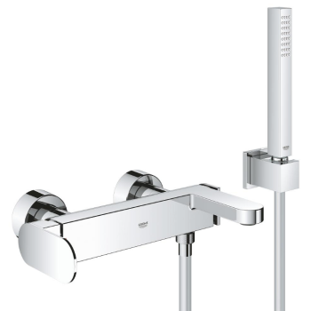 - GROHE-Plus bateria wannowa z zestawem natryskowym chrom 33547004 - 33547004 - Łazienki Szydłowski
