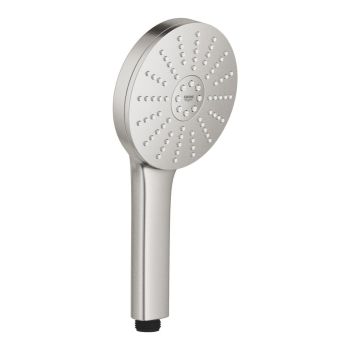 - GROHE-Euphoria 120 Słuchawka prysznicowa, 3 strumienie kolor stal nierdzewna 134883DC00 - 134883DC00 - Łazienki Szydłowski