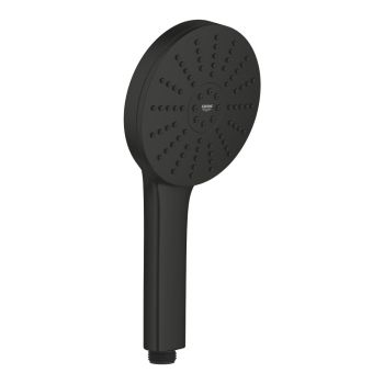 - Grohe-Vitalio Joy+ 120 Słuchawka prysznicowa, 3 strumienie kolor czarny mat 1348632430 - 1348632430 - Łazienki Szydłowski